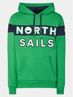 Bluzy męskie - North Sails Bluza 691250 Zielony Regular Fit - miniaturka - grafika 1