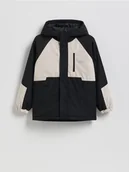 Kurtki i płaszcze dla chłopców - Reserved - Lekka kurtka z kapturem - czarny - miniaturka - grafika 1