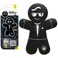 Zapachy samochodowe - Aroma Car MTM INDUSTRIES Odświeżacz powietrza manny - black AMI-A92993 - miniaturka - grafika 1