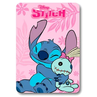 Disney Lilo i Stitch 2303 Polarowy miękki kocyk 100x140cm Koc, ocieplacz, pled - Koce i narzuty dla dzieci - miniaturka - grafika 1