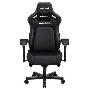 Anda Seat Kaiser 4 L Gamingowy do 120kg Skóra Eco Czarny - Fotele gamingowe - miniaturka - grafika 1