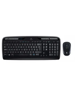 Zestaw klawiatura + mysz membranowa Logitech 920-003984 (USB 20; (BE); kolor czarny) - Zestawy myszka + klawiatura - miniaturka - grafika 1