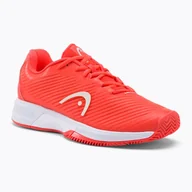 Buty sportowe damskie - Buty do tenisa damskie HEAD Revolt Pro 4.0 Clay coral/white - miniaturka - grafika 1