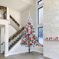 Bombki - vidaXL Zestaw Bombek Choinkowych 4 pcs Czerwony - miniaturka - grafika 1