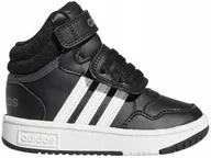 Buty dla dziewczynek - BUTY dziecięce ADIDAS HOOPS MID GW0408 na rzepy 22 - miniaturka - grafika 1