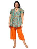 Bluzki damskie - Aller Simplement Bluzka w kolorze turkusowym - miniaturka - grafika 1