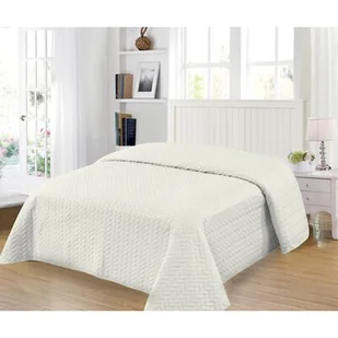 Narzuta Twist 200 x 220 cm beżowy - Narzuty - miniaturka - grafika 1