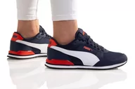 Odzież sportowa dziecięca - Buty dla dzieci Puma ST Runner granatowe - miniaturka - grafika 1