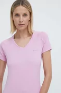 Koszulki sportowe damskie - Columbia t-shirt sportowy Zero Rules kolor różowy 1533571 - miniaturka - grafika 1