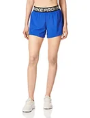 Spodenki damskie - Nike Damskie szorty W Nk FLX 2 w 1 WVN Essnt Sport niebieski Game Royal/Black/(Black) S - miniaturka - grafika 1