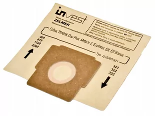 WORKI PAPIEROWE 321 Invest na sztuki - Worki do odkurzaczy - miniaturka - grafika 1