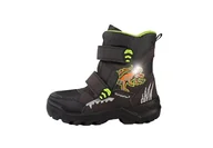 Śniegowce damskie - Lurchi 63L1033015 śniegowce, Black-neon Yellow, 32 EU szerokie, Black Neon Yellow, 32 EU Weit - miniaturka - grafika 1