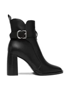 Botki damskie - Badura Botki EO-VIV-1 Czarny - miniaturka - grafika 1