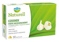 Serce i układ krążenia - USP ZDROWIE Naturell Czosnek forte bezzapachowy x 90 kaps - miniaturka - grafika 1