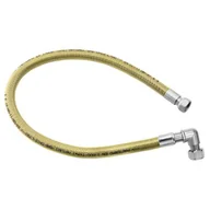 Akcesoria hydrauliczne - Wąż do gazu nakrętno-nakrętny 1/2"kolanko 0,75m PVC - miniaturka - grafika 1