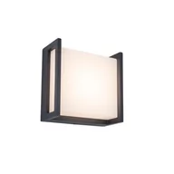 Lampy ogrodowe - Lutec QUBO LED 8,5W IP54 3000K Kinkiet zewnętrzny 5195401118 5195401118 - miniaturka - grafika 1