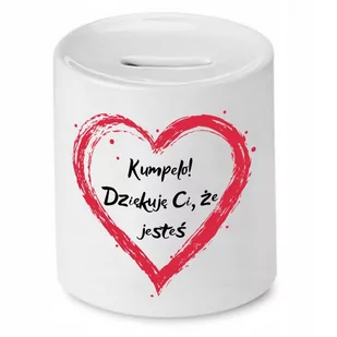 SKARBONKA DLA PRZYJACIELA DZIĘKUJE CI ŻE JESTEŚ z Nadrukiem ze Zdjęciem - Skarbonki - miniaturka - grafika 1