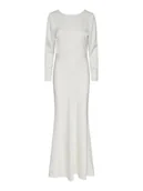 Sukienki - YAS Sukienka wieczorowa 26030293 Biały Regular Fit - miniaturka - grafika 1