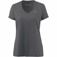 Koszulki i topy damskie - Under Armour Tech T-shirt damski z krótkim rękawem, czarny, xl 1321258-001 - miniaturka - grafika 1