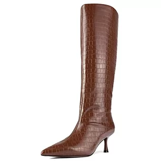 Body - L37 HANDMADE SHOES Damskie body Told ME Knee High Boot, brązowe, 38 EU - grafika 1