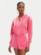 Bluzy damskie - Juicy Couture Bluza Iccle JCWAS125308 Różowy Loose Fit - miniaturka - grafika 1