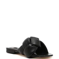 Klapki i japonki damskie - MSGM Skórzane klapki DONNA - miniaturka - grafika 1