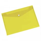 Teczki i skoroszyty - Tetis Teczka kopertowa na zatrzask A4 żółta 1szt. /BT611-Y/ TET111-6 - miniaturka - grafika 1