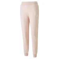Dresy damskie - Spodnie dresowe damskie Puma ESS Elevated różowe 67378966-XS - miniaturka - grafika 1