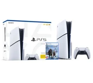 Konsole Playstation - Sony PlayStation 5 Slim D Chassis PS5 1TB z napędem + God of War Ragnarok - miniaturka - grafika 1
