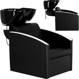 Myjnia myjka fryzjerska barberska Cruz do salonu fryzjerskiego barberskiego misa ceramiczna armatura bateria słuchawka - Myjki fryzjerskie - miniaturka - grafika 1