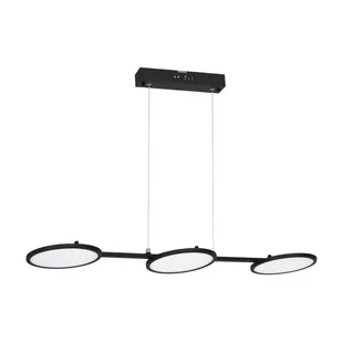 Milagro LAMPA wisząca GIRO 237 zwieszana OPRAWA LED 30W listwa sufitowa okręgi czarna 237 - Lampy sufitowe - miniaturka - grafika 2