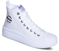Trampki damskie - Lee Cooper, Trampki damskie MID, LCW-23-44-1627L, Białe, Rozmiar 41 - miniaturka - grafika 1
