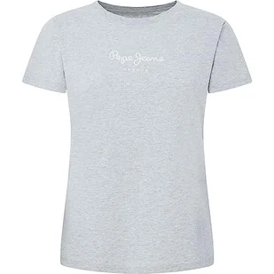 Pepe Jeans Damska koszulka Wendys, Szary (szary Marl), S - Koszulki i topy damskie - miniaturka - grafika 1