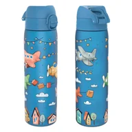 Bidony dla dzieci - ION8 Niebieska butelka na wodę w samoloty 500 ml - miniaturka - grafika 1