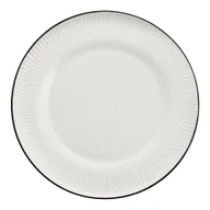 Talerze - Talerz płytki porcelanowy 27 cm BONITA BLACK - miniaturka - grafika 1