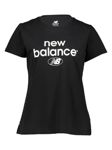 New Balance Koszulka "Essentials Reimagined Archive" w kolorze czarnym - Koszulki i topy damskie - miniaturka - grafika 1