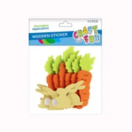 Pozostałe akcesoria dla plastyków - Craft with Fun Ozdoba dekoracyjna Drew Krol/marc samoprzylepna 12szt 12/144 - miniaturka - grafika 1