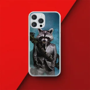 Etui Rocket 002 Marvel Nadruk pełny Niebieski Producent: Samsung, Model: S23 - Etui i futerały do telefonów - miniaturka - grafika 1