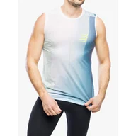 Koszulki sportowe męskie - Koszulka do biegania męska Compressport Performance Tank - miniaturka - grafika 1
