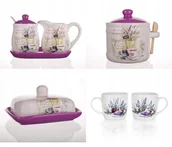 Kubki - Mlecznik Maselniczka Kubek Pojemnik Na Sól Lawenda - miniaturka - grafika 1