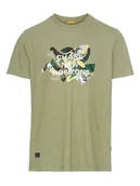 Koszulki męskie - Camel Active Koszulka w kolorze khaki - miniaturka - grafika 1