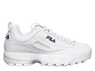Buty sportowe damskie - Fila Disruptor Low 1010302.01FG biały - miniaturka - grafika 1