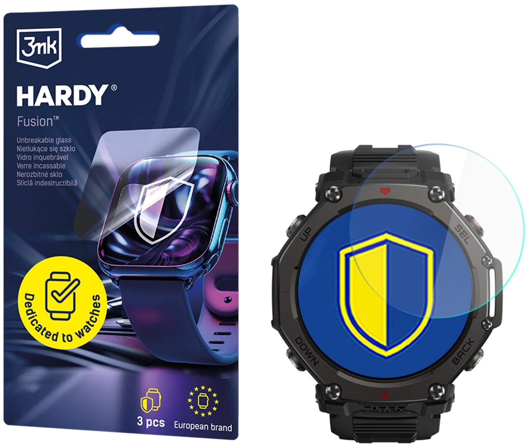 3MK Amazfit T-Rex 3 Pro 48mm - 3mk Hardy Fusion Watch Protection