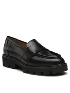 Półbuty damskie - Badura Loafersy AMANTEA-E23-28180N Czarny - miniaturka - grafika 1