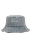 Czapki damskie - Guess Jeans Bucket W6GZA5 WF8V1 Niebieski - miniaturka - grafika 1