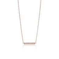 Naszyjniki męskie - Naszyjnik Męski Sif Jakobs C1011-CZ-RG 38 cm - miniaturka - grafika 1