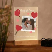 Ramki na zdjęcia - Lampka ramka L z wydrukiem na szkle akrylowym i podświetleniem LED - miniaturka - grafika 1