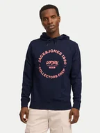 Bluzy męskie - Jack&Jones Bluza Simon 12269353 Granatowy Standard Fit - miniaturka - grafika 1