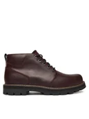 Botki męskie - Timberland Trzewiki Britton Road Waterproof Chukka TB0A69TWEIW1 Bordowy - miniaturka - grafika 1