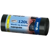 Worki na śmieci - Jan Niezbędny WORKI NA ŚMIECI LD 120L.10SZT.GROSIK - miniaturka - grafika 1